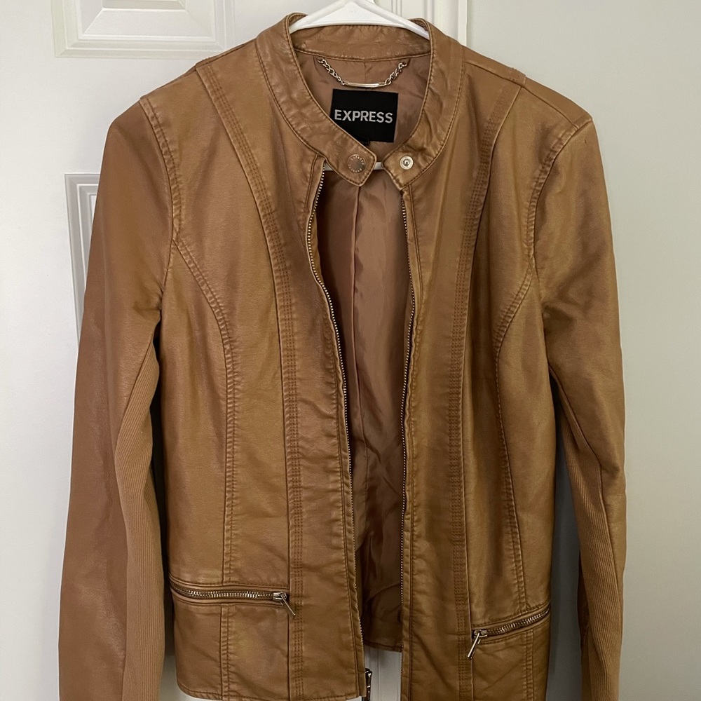 Express faux leather Moto Jacket